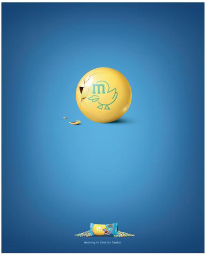 M&Ms easter advert